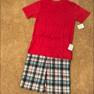 NWT Nordstrom Pure Stuff T-shirt/shorts, Boys L